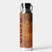 Rusty, Verdigris, Grunge Steampunk Waterfles (Achterkant)