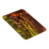 Rusty Vintage Cars in een Abstracte rij Magneet (Rechterzijde)