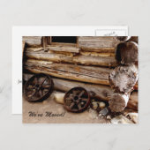 Rusty Wagon Wheels Nieuwe Adres Aankondiging (Voorkant / Achterkant)