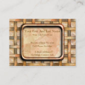 Rusty Weave Visitekaartje (Achterkant)