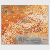 Rusty Zinc grunge background Cadeaupapier (Vlak)