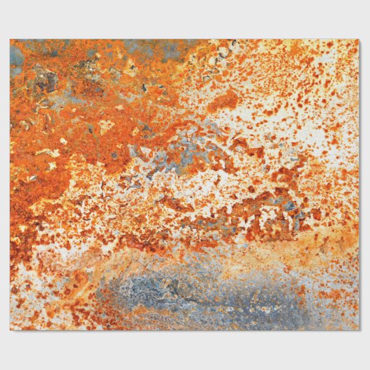 Rusty Zinc grunge background Cadeaupapier (Vlak)