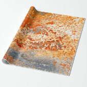 Rusty Zinc grunge background Cadeaupapier (Uitgerold)
