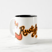 Rustyfoxes 2-Tone 11 oz. KoffieMok Tweekleurige Koffiemok (Voorkant links)