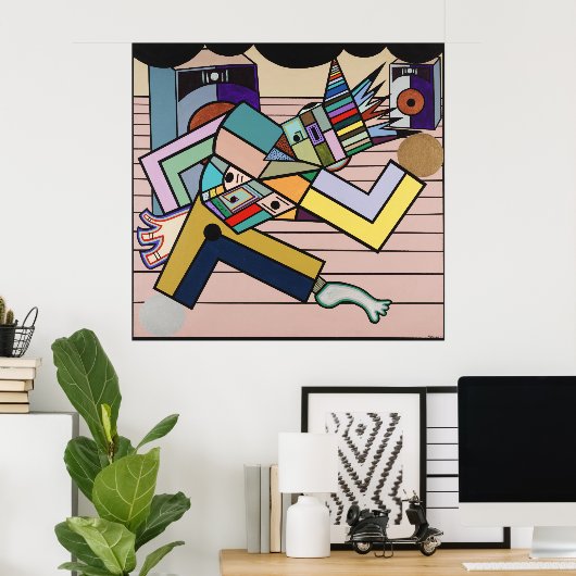 "Ru'style Presence" door Ruchell Alexander Poster (Thuiskantoor)