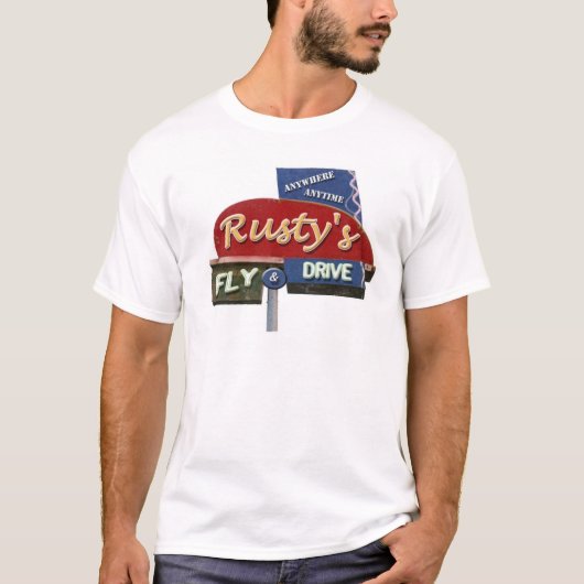 Rusty's Fly & Drive T-shirt (Voorkant)