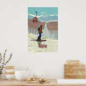Rusutsu Japan Ski Resort Reisposter Poster (Keuken)