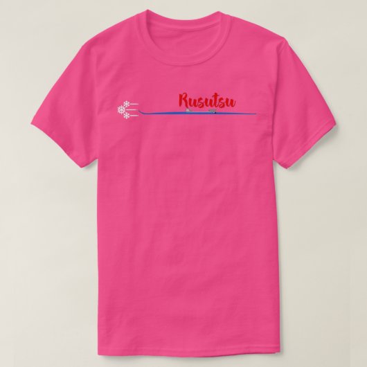 Rusutsu Japan Skiing T-shirt (Design voorkant)
