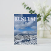 Rusutsu Winter Wonderland Briefkaart (Staand voorkant)