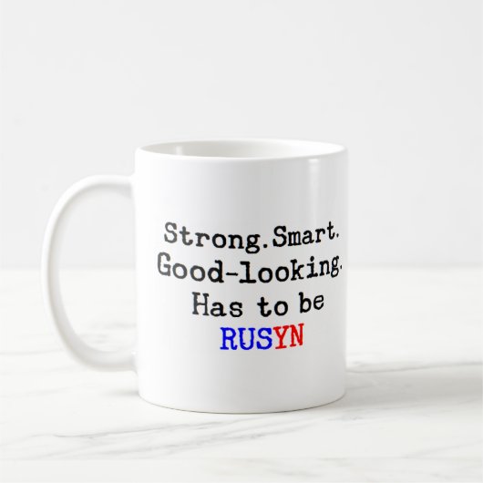 rusyn strong koffiemok (Links)