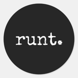 Rut Grappige Bruiloft Uitdaging voor vrijgezellenf Ronde Sticker