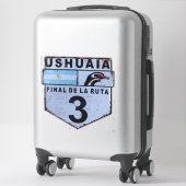 Ruta 3 Ushuaia Patagonia verkeersbord Sticker (Koffer)