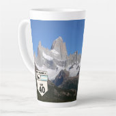 Ruta 40 de klassieke aandrijving latte mok (Linkerhoek)