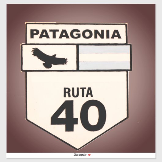 Ruta 40, Het ultieme avontuur op de weg Sticker (Vel)
