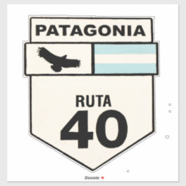 Ruta 40 op maat gesneden vinyl Sticker