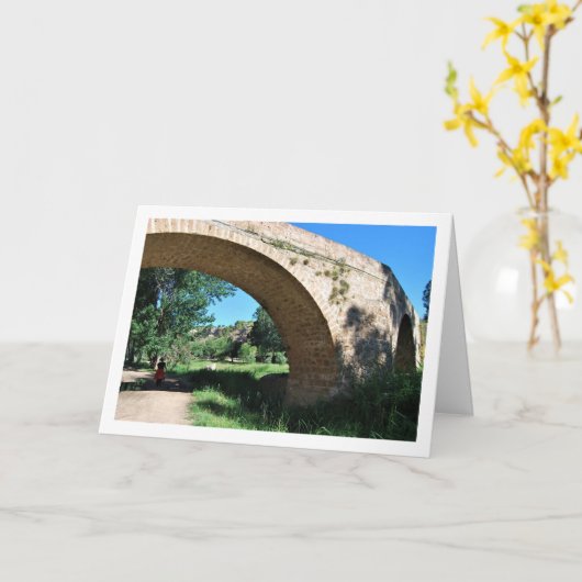 Ruta del Agua Bridge Uitzicht, Chelva, Valencia, S Kaart (Gele Bloem)