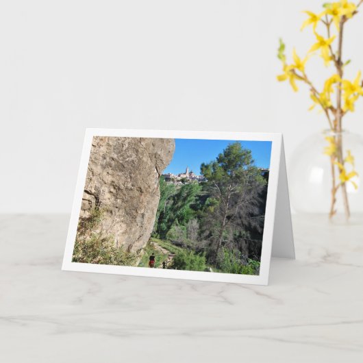 Ruta del Agua Church Uitzicht, Chelva, Valencia, S Kaart (Gele Bloem)