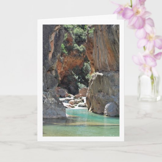 Ruta del Agua in Chelva, Valencia, Spanje Kaart (Orchidee)