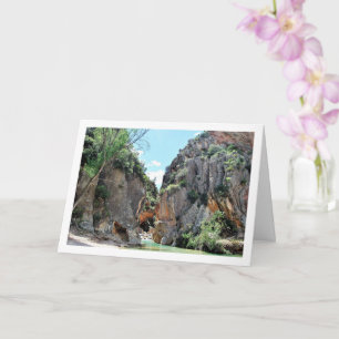 Ruta del Agua in Chelva, Valencia, Spanje Kaart