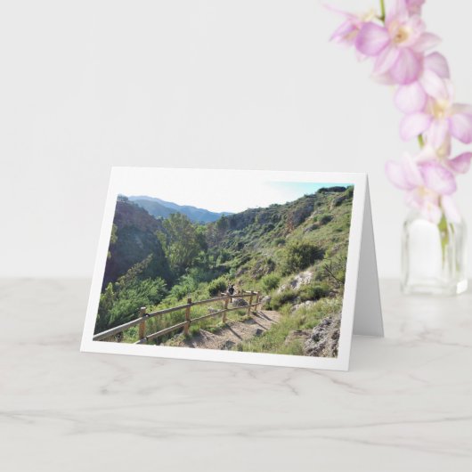 Ruta del Agua Steps, Chelva, Valencia, Spanje Kaart (Orchidee)