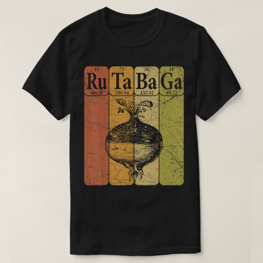 Rutabaga Periodieke Tafelelementen Zweed Rutabaga T-shirt (Design voorkant)