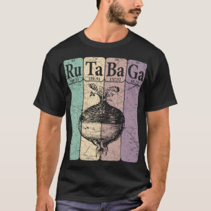 Rutabaga Periodieke Tafelelementen Zweed Rutabaga T-shirt