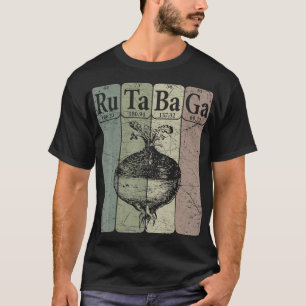 Rutabaga Periodieke Tafelelementen Zweed Rutabaga T-shirt