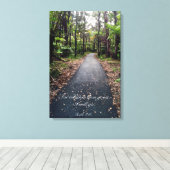 Ruth 1:16 canvas afdruk (Insitu (Houten vloer))