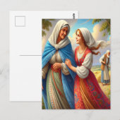 Ruth 1: Compassie op een gedeelde reis Briefkaart (Voorkant / Achterkant)