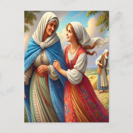 Ruth 1: Compassie op een gedeelde reis Briefkaart (Voorkant)