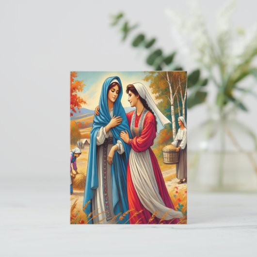 Ruth 1 Devotie op een trouwe weg Briefkaart (Staand voorkant)