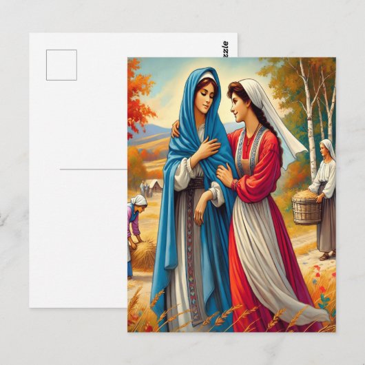 Ruth 1 Devotie op een trouwe weg Briefkaart (Voorkant / Achterkant)