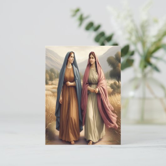 Ruth 1 Een oprechte weg van toewijding Briefkaart (Staand voorkant)