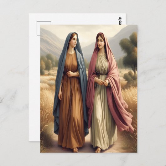 Ruth 1 Een oprechte weg van toewijding Briefkaart (Voorkant / Achterkant)