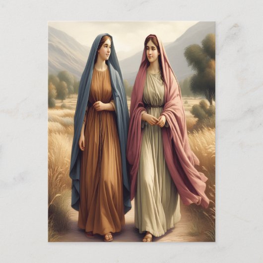 Ruth 1 Een oprechte weg van toewijding Briefkaart (Voorkant)