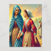 Ruth 1 Een weg van toewijding Briefkaart (Voorkant)