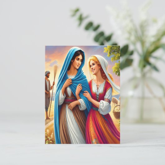 Ruth 1 Een weg van toewijding Briefkaart (Staand voorkant)