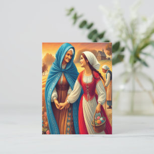 Ruth 1 Hand in hand met geloof Briefkaart