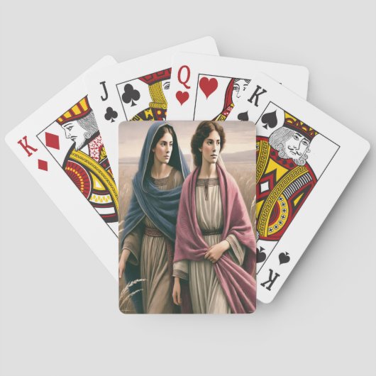 Ruth 1 Hand in hand reis Pokerkaarten (Achterkant)