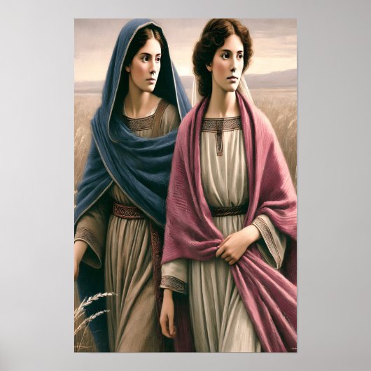 Ruth 1 Hand in hand reis Poster (Voorkant)