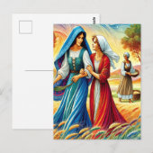 Ruth 1 Reis door loyaliteit en liefde Briefkaart (Voorkant / Achterkant)