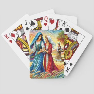 Ruth 1 Reis door loyaliteit en liefde Pokerkaarten