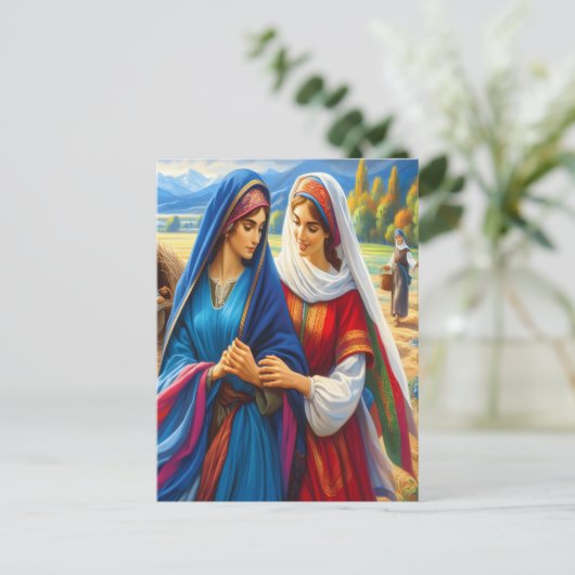 Ruth 1 Wandelen in trouwe liefde Briefkaart (Staand voorkant)