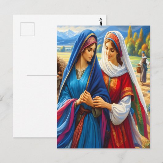 Ruth 1 Wandelen in trouwe liefde Briefkaart (Voorkant / Achterkant)