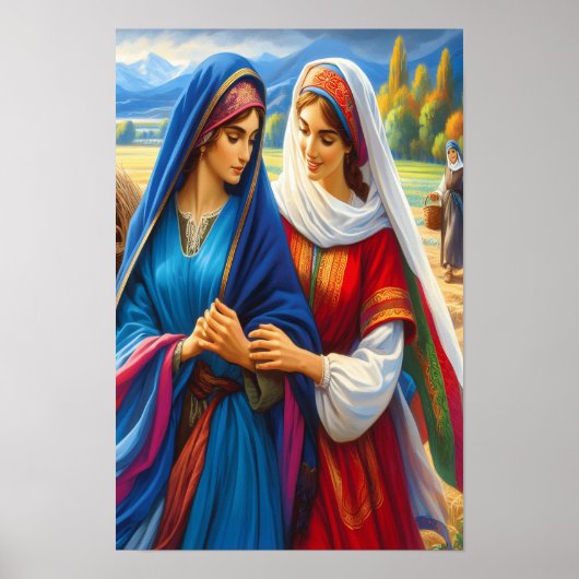 Ruth 1 Wandelen in trouwe liefde Poster (Voorkant)