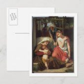 Ruth and Naomi, 1859 (olie op canvas) Briefkaart (Voorkant / Achterkant)