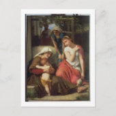 Ruth and Naomi, 1859 (olie op canvas) Briefkaart (Voorkant)