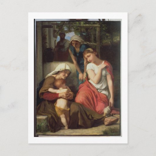 Ruth and Naomi, 1859 (olie op canvas) Briefkaart (Voorkant)