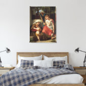 Ruth and Naomi, 1859 (olie op canvas) Canvas Afdruk (Insitu (Slaapkamer))