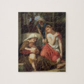 Ruth and Naomi, 1859 (olie op canvas) Legpuzzel (Verticaal)